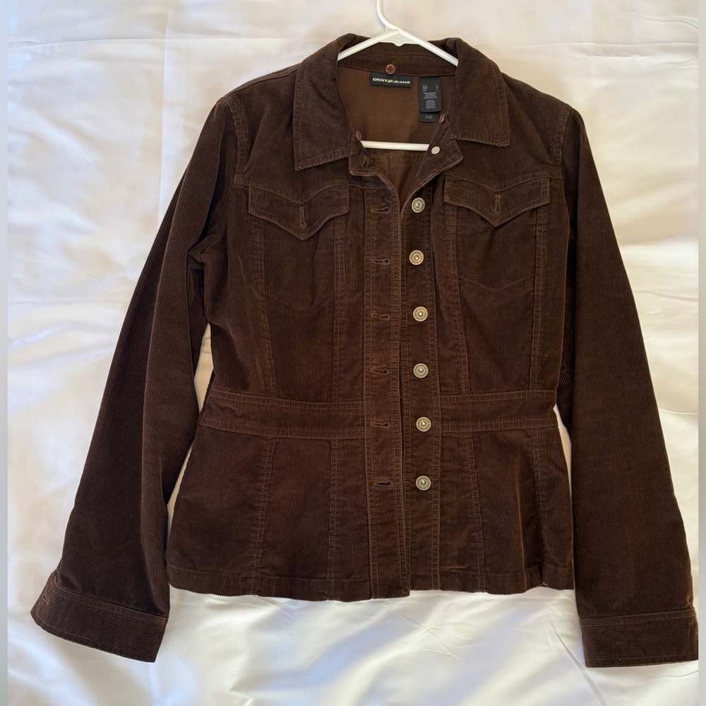 EUC-DKNY Vintage Brown Corduroy Jacket